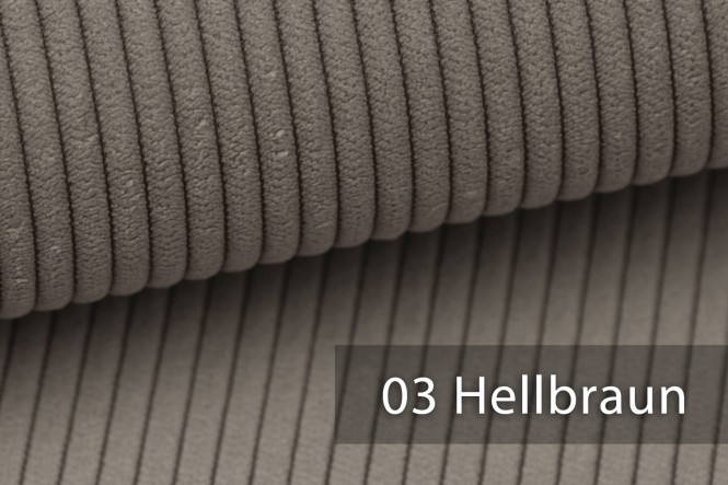 ONTRE - Cord Möbelstoff - 03 Hellbraun