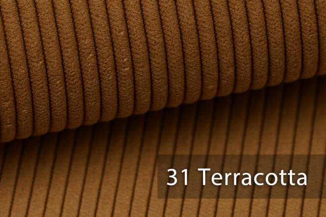 ONTRE - Cord Möbelstoff - 31 Terracotta