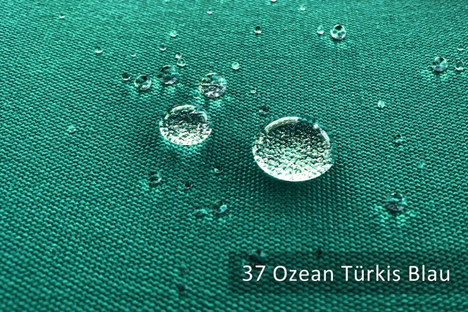 ARAGON WATERPROOF - Wasserdichter Outdoorstoff - 37 Ozean Türkis Blau