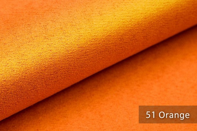 ALPEN - Microfaser Möbelstoff 51 Orange
