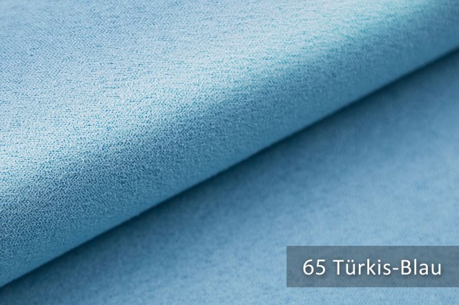 ALPEN - Microfaser Möbelstoff 65 Türkis Blau