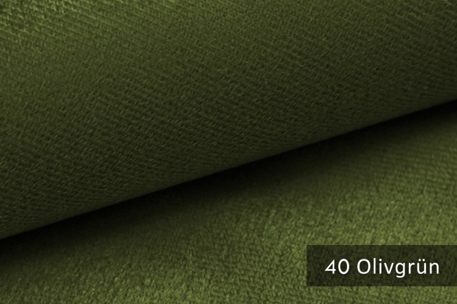 ARTENA - Velours Möbelstoff - 40 Olivgrün