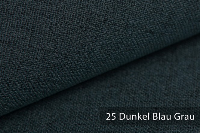 AUEN - Mélange Möbelstoff 25 Dunkel Blau Grau