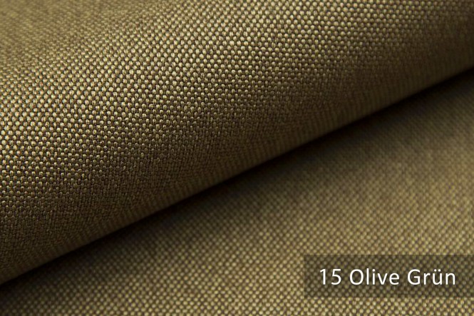 BALTRUM - Fein gewebter Möbelstoff - 15 Olive Grün