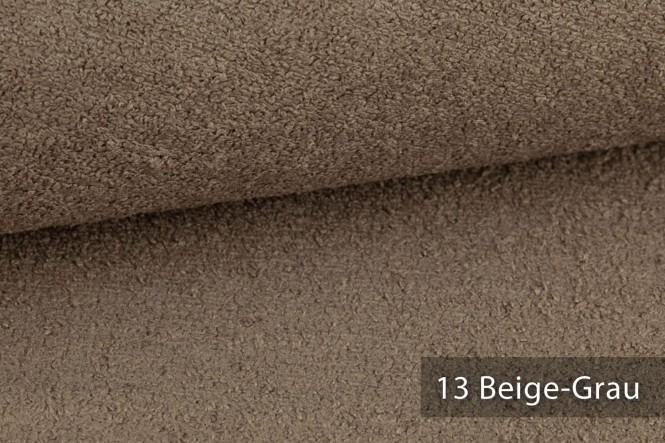 DOLORES - Exquisit Bouclé Möbelstoff - 13 Beige-Grau