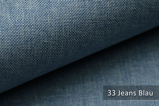 LUSO - Melierter Möbelstoff 33 Jeans Blau