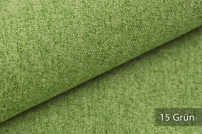 MALCHIN - Kuscheliger Möbelstoff - 15 Grün