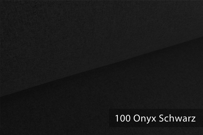 ONTREAL - Möbelstoff in Woll-Optik - 100 Onyx Schwarz