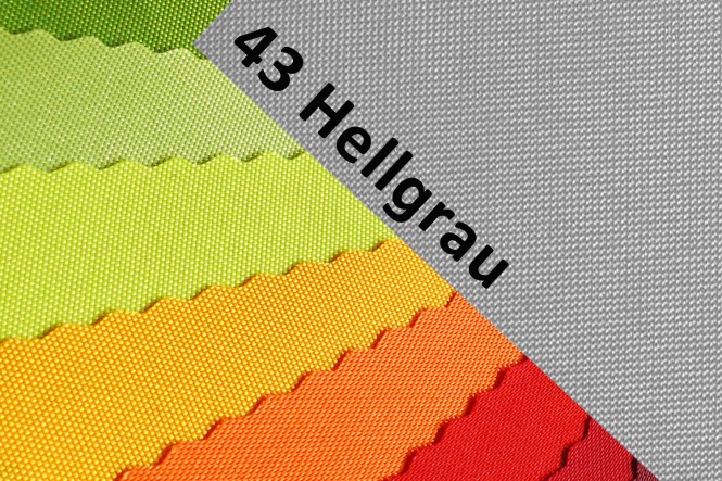 OXFORD BIG Polyester 600D Stoff | RESTPOSTEN - 43 Hellgrau