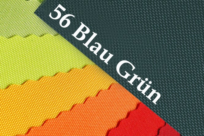 OXFORD BIG Polyester 600D Stoff | RESTPOSTEN - 56 Blau-Grün