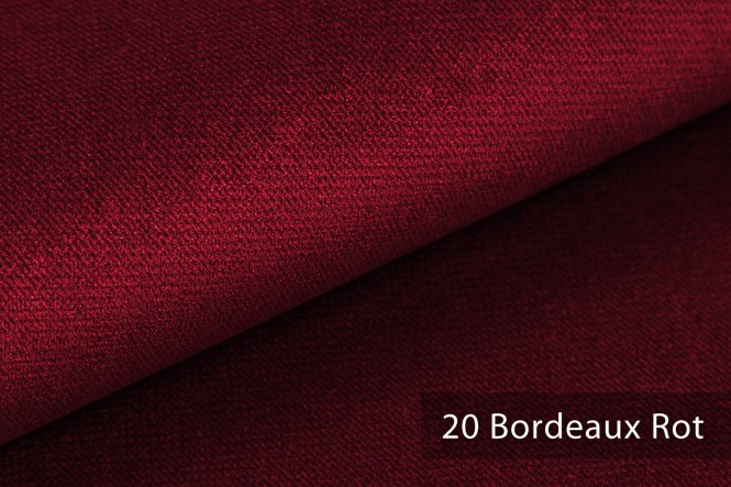 PASSAU Möbelstoff | RESTPOSTEN 20 Bordeaux Rot