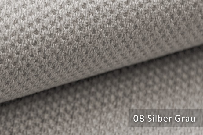 PIROW Möbelstoff | RESTPOSTEN 08 Silber Grau
