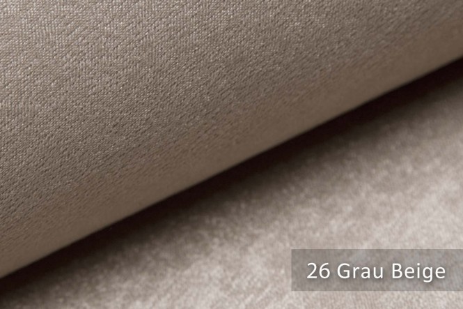 PLATIN - Glänzender Möbelstoff - 26 Grau Beige