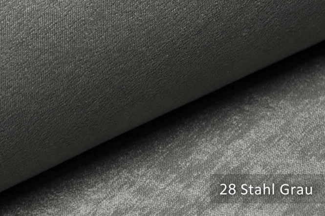 PLATIN - Glänzender Möbelstoff - 28 Stahl Grau