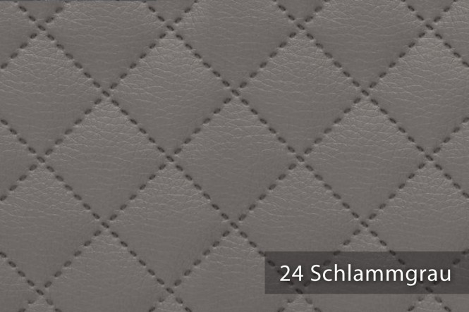 SOLTAU - Gestepptes Kunstleder - 24 Schlammgrau