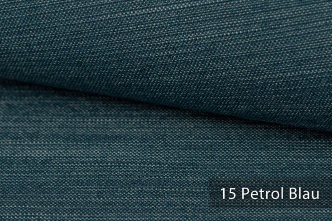 TERRINO - Exquisit Möbelstoff - 15 Petrol Blau