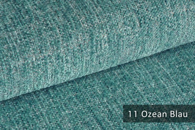 TESSANO - Exquisit Möbelstoff 11 Ozean Blau